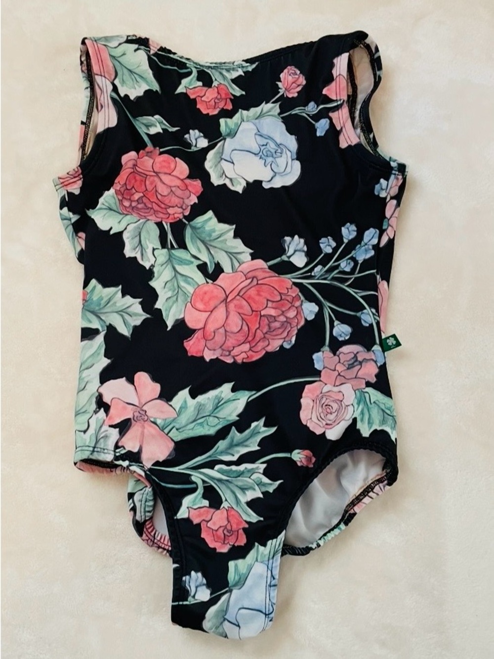 Lucky Leo Small Floral Leotard